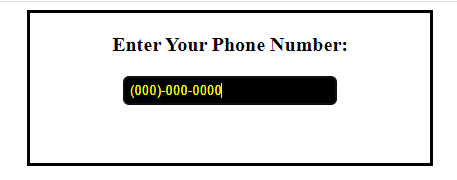 mask to a phone number using jQuery