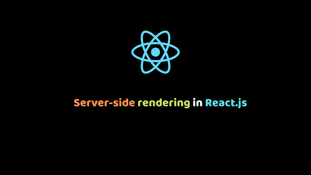 Server-side rendering in React.js