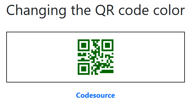 QR code in Laravel