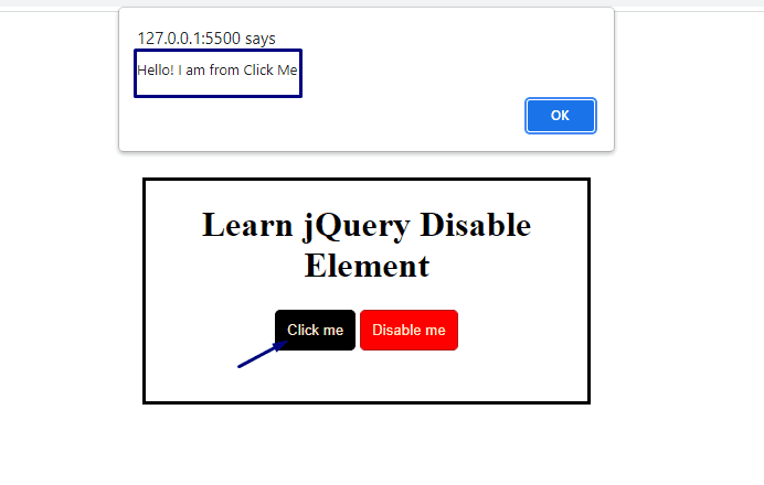 disable click event in jQuery